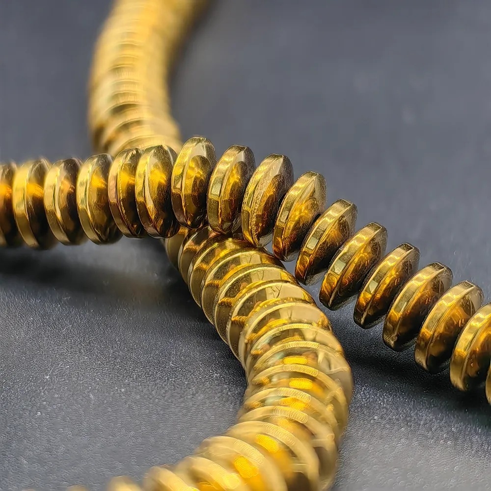 8%20mm%20%20Altın%20Sarı%20Rondela%20Ufo%20Hematit%20Doğal%20Taş