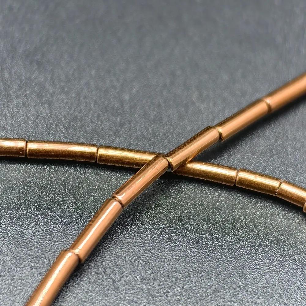 2x8%20mm%20Bakır%20Renk%20Silindir%20%20Hematit%20Doğal%20Taş