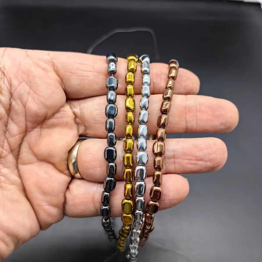 4x6%20mm%20Gümüş%20Renk%20Yassı%20Arpa%20%20Hematit%20Doğal%20Taş