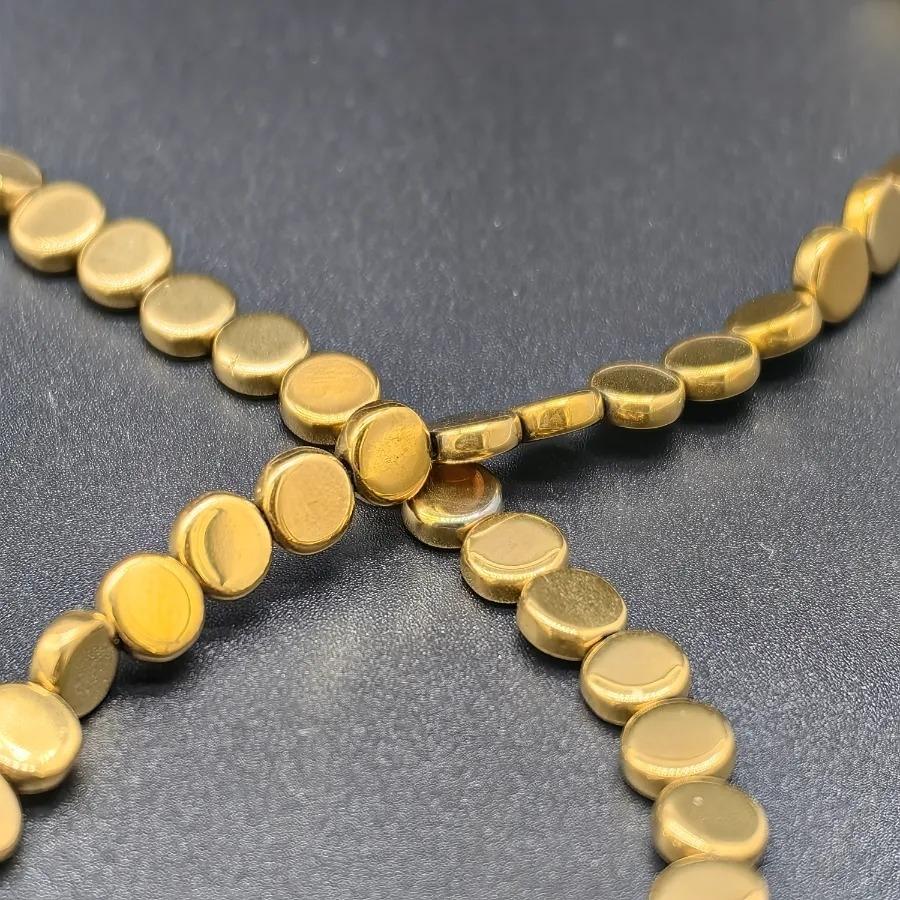 2x6%20mm%20Altın%20Sarı%20Yuvarlak%20%20Hematit%20Doğal%20Taş