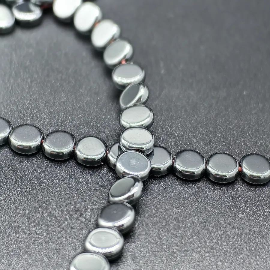 2x6%20mm%20Füme%20Yuvarlak%20%20Hematit%20Doğal%20Taş