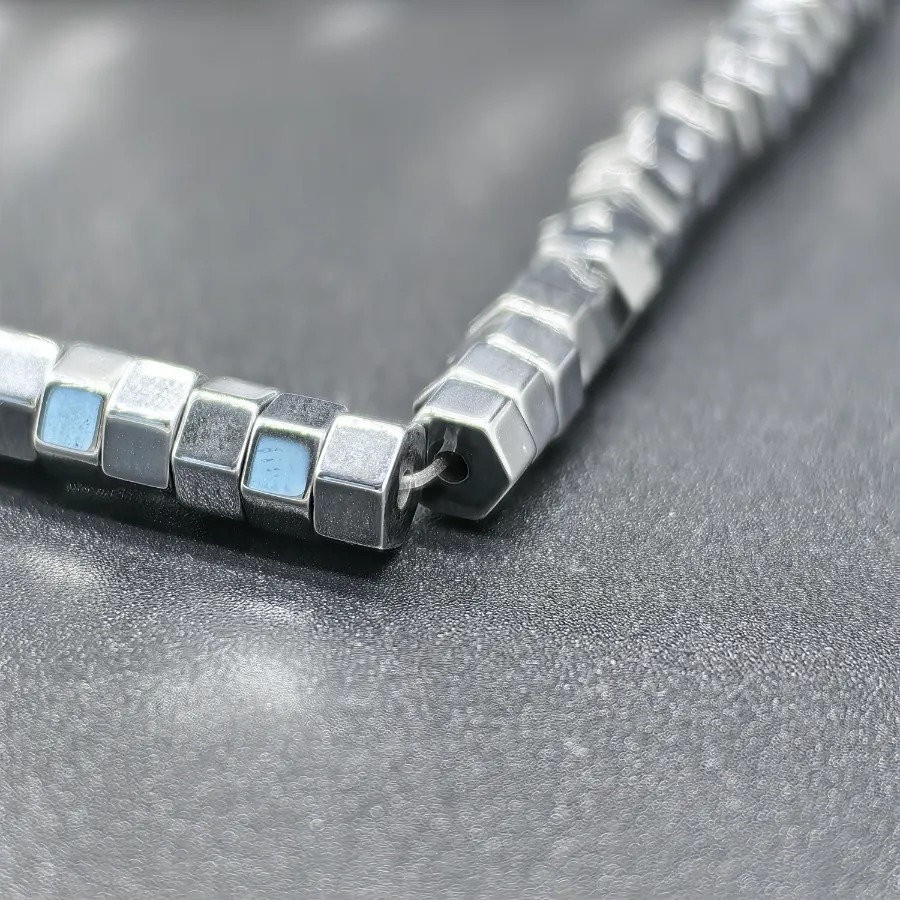 3x5%20mm%20Gümüş%20Renk%20Vida%20Kesim%20%20Hematit%20Doğal%20Taş