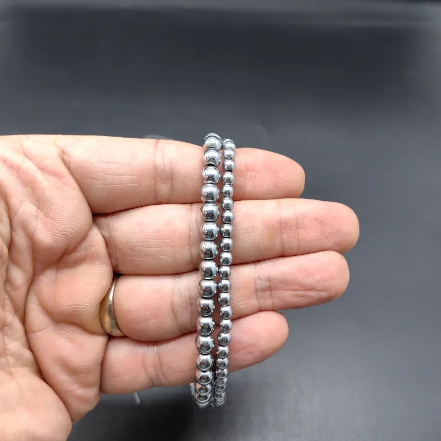 6%20mm%20Gümüş%20Renk%20Küre%20Hematit%20Doğal%20Taş