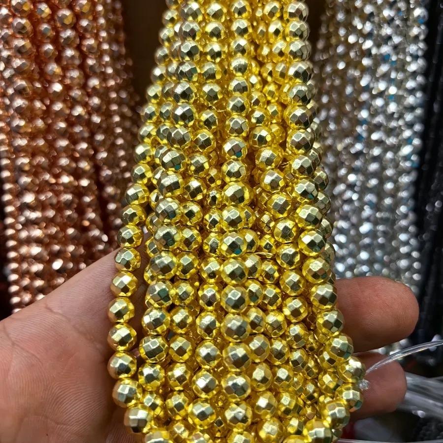 6%20mm%20Altın%20Sarı%20Fasetli%20Küre%20Kesim%20Hematit