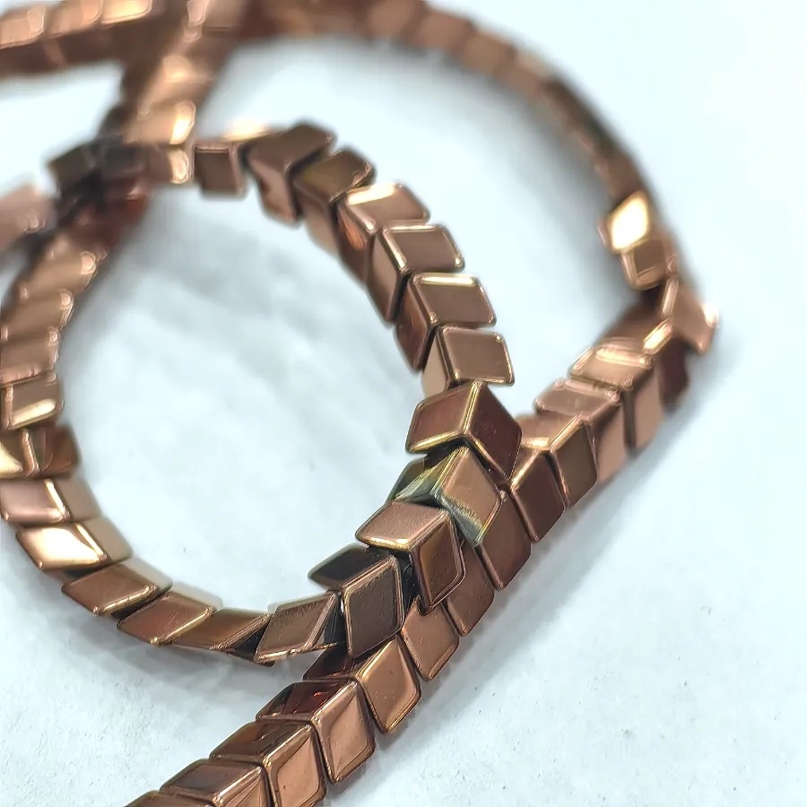 2x6%20mm%20Bakır%20Renk%20Balık%20Sırtı%20Hematit%20Doğal%20Taş