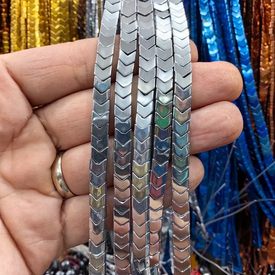 3x6%20mm%20Gümüş%20Renk%20Çavuş%20Kesim%20%20Hematit%20Doğal%20Taş