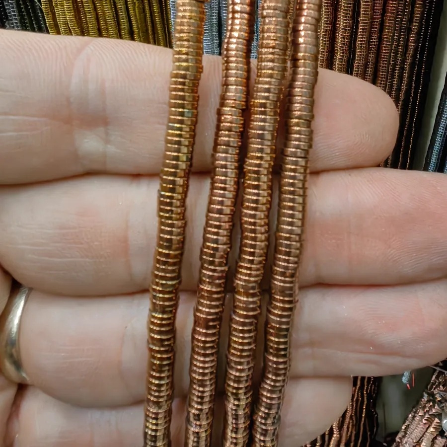 1x4%20mm%20Bakır%20Renk%20Disk%20Rondela%20Hematit%20Doğal%20Taş