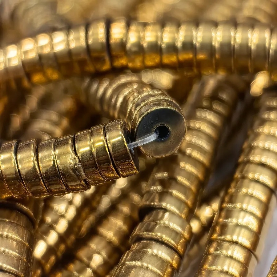 2x6%20mm%20Altın%20Sarı%20Disk%20Rondela%20Hematit%20Doğal%20Taş