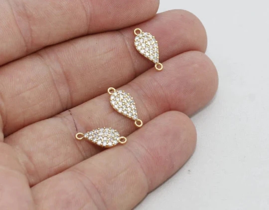 24%20Ayar%20Altın%20Kaplama%20Çift%20Kulp%20Beyaz%20Zirkon%20Taşlı%20Damla%20Charms,%20Damla%20Kolye%20Ucu
