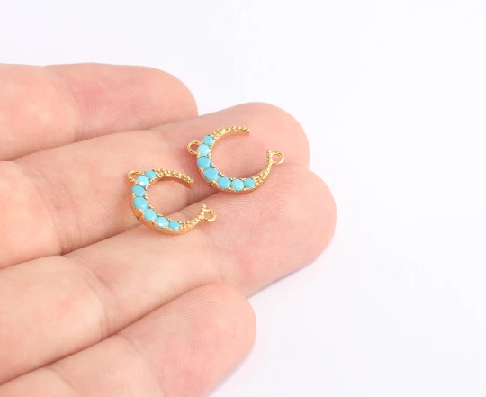 24%20Ayar%20Altın%20Kaplama%20Turkuaz%20Zirkon%20Taşlı%20Çift%20Kulplu%20Ay%20Charms,%20Ay%20Kolye%20Ucu