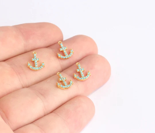 24%20Ayar%20Altın%20Kaplama%20Mavi%20Zirkon%20Taşlı%20Çapa%20Kolye%20Charms,%20Çapa%20Kolye%20Ucu,