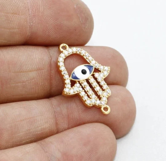 24%20Ayar%20Altın%20Kaplama%20Beyaz%20Zirkon%20Taşlı%20Çift%20Kulplu%20Fatima%20Eli%20Nazar%20Charms,%20Fatima%20Eli%20Nazar%20Kolye%20Ucu