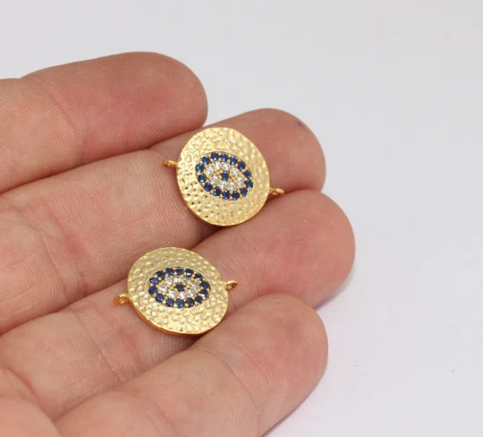 24%20Ayar%20Altın%20Kaplama%20Beyaz%20Lacivert%20Zirkon%20Taşlı%20Çift%20Kulplu%20Nazar%20Yuvarlak%20Charms,%20Nazar%20Kolye%20Ucu