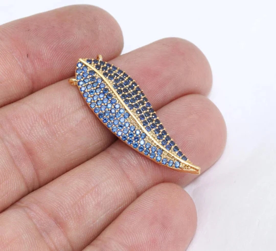 24%20Ayar%20Altın%20Kaplama%20Lacivert%20Zirkon%20Taşlı%20Çift%20Kulplu%20Yaprak%20charms,%20Yaprak%20Kolye%20Ucu