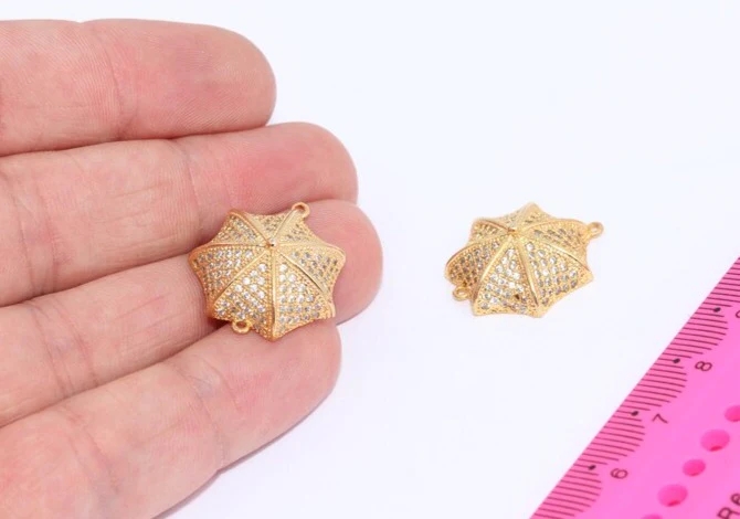24%20Ayar%20Altın%20Kaplama%20Beyaz%20Zirkon%20Taşlı%20Çift%20Kulplu%20Şemsiye%20Charms,%20%20Şemsiye%20Kolye%20Ucu