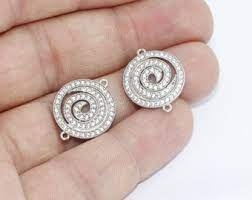 Gümüş%20Kaplama%20Beyaz%20Zirkon%20Taşlı%20Çift%20Kulplu%20Sarmal%20Charms,%20%20Sarmal%20Kolye%20Ucu
