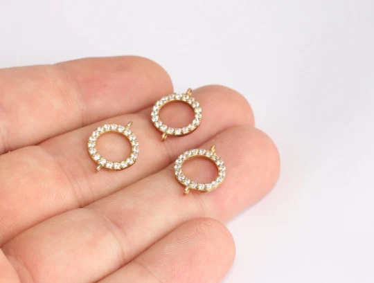 24%20Ayar%20Altın%20Kaplama%20Beyaz%20Zirkon%20Taşlı%20Çift%20Kulplu%20Halka%20Charms,%20Halka%20Kolye%20Ucu