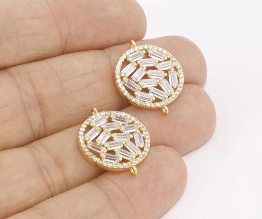 24%20Ayar%20Altın%20Kaplama%20Beyaz%20Zirkon%20Taşlı%20Çift%20Kulplu%20Yuvarlak%20charms,%20Yuvarlak%20Kolye%20Ucu