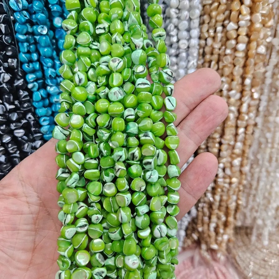 6%20x%208%20mm%20Oval%20Kesim%20Doğal%20Sedef%20Boncuk