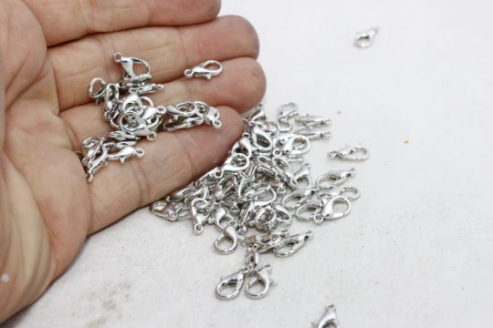 Gümüş%20Renk%20Rodyum%20Kaplama%2012%20mm%20Papağan%20Kapama,%2050%20Adet