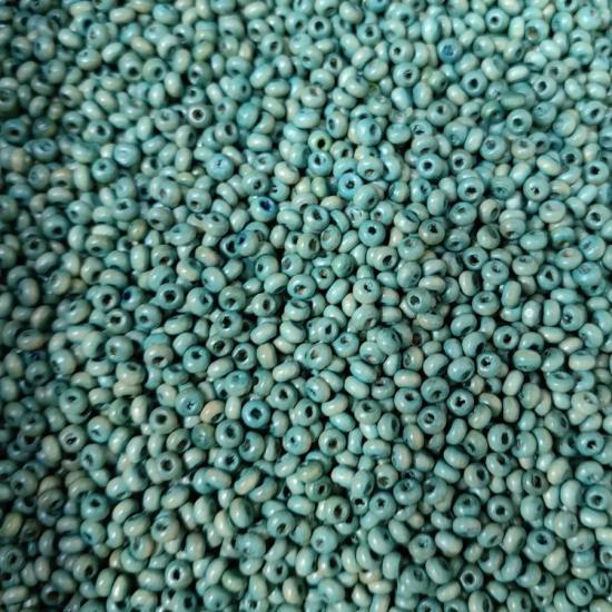 4,80x5,80mm    Turkuaz Yuvarlak,Top Ahşap Boncuk