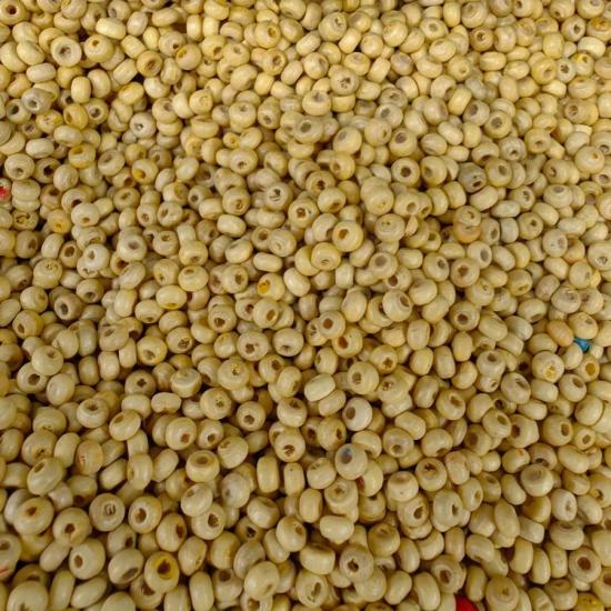 4,80x5,80mm    Sarı Yuvarlak,Top Ahşap Boncuk