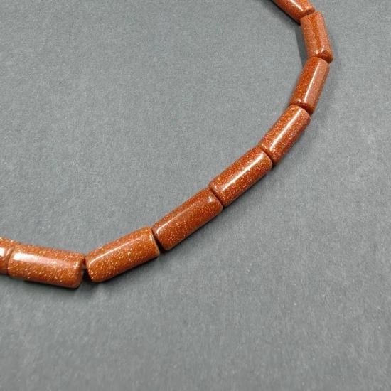 5 mm Silindir Kesim Kahverengi Yıldız Taşı Doğal Taş Dizi
