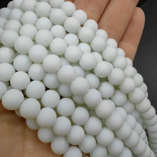 8 mm Mat Ceyt Küre Kesim Doğal Taş Dizi