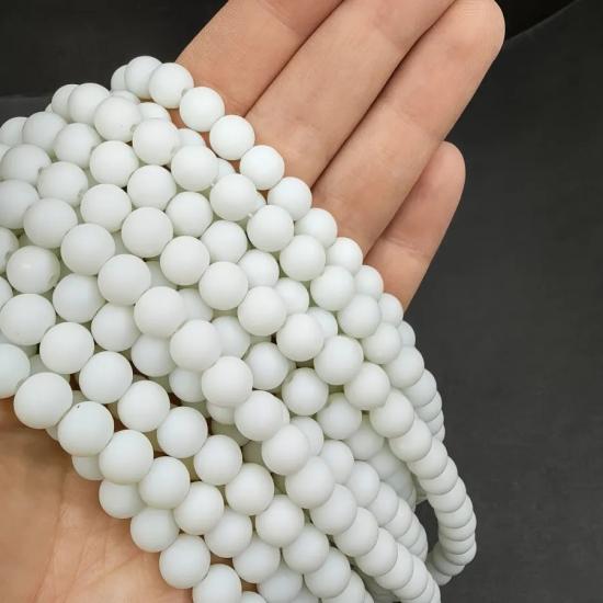 8 mm Mat Ceyt Küre Kesim Doğal Taş Dizi