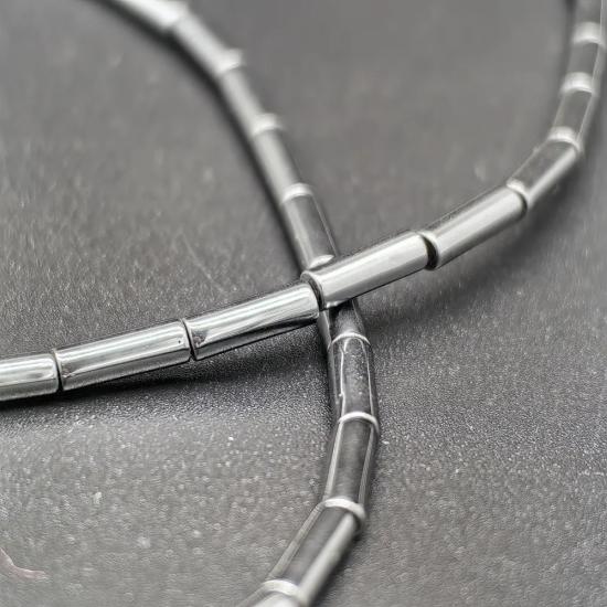 8 mm Silindir  Hematit Doğal Taş