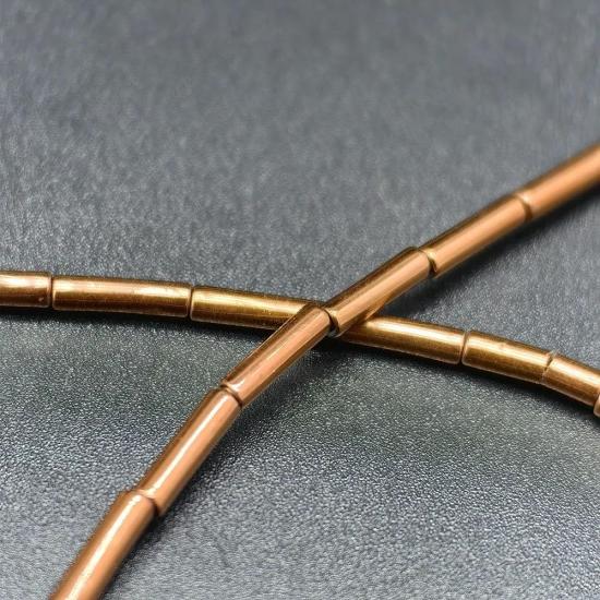 8 mm Silindir  Hematit Doğal Taş