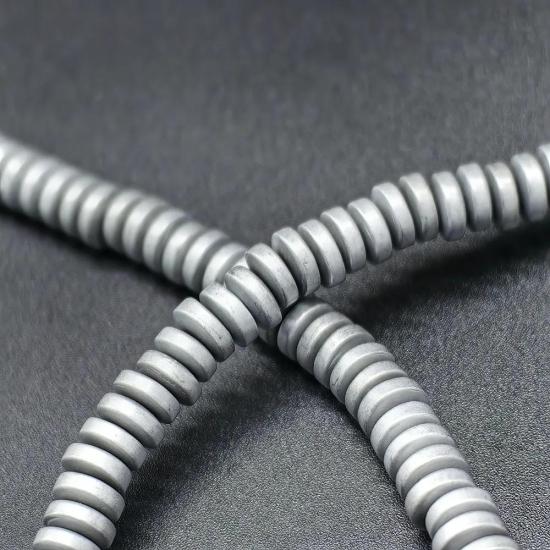 6 mm Rondela  Hematit Doğal Taş