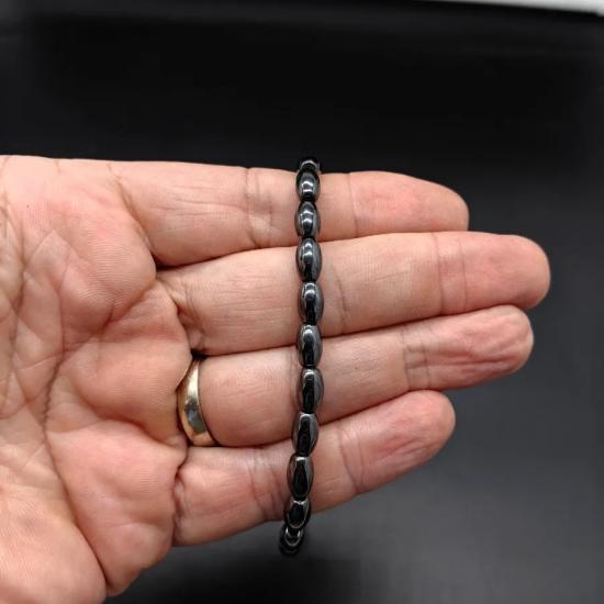 8 mm Arpa  Hematit Doğal Taş