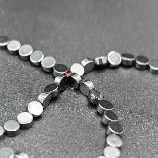 4 mm Yuvarlak  Hematit Doğal Taş