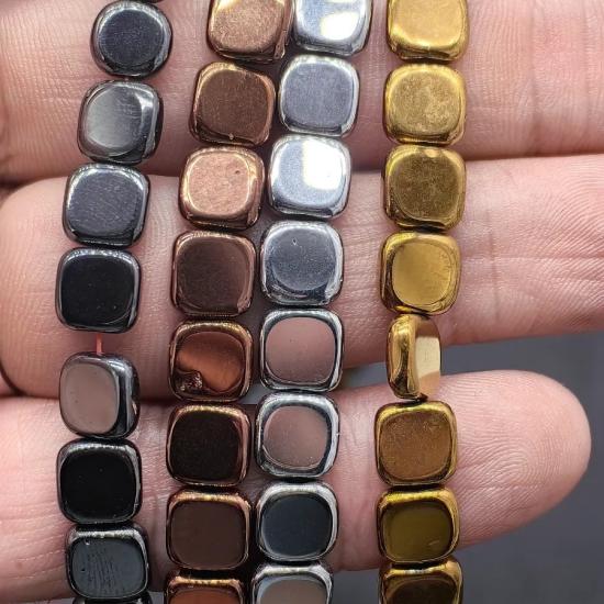 8 mm Yassı  Hematit Doğal Taş