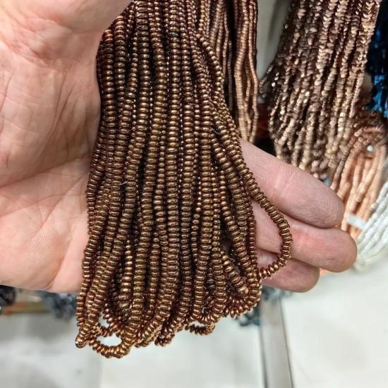 6 mm Rondela  Hematit Doğal Taş