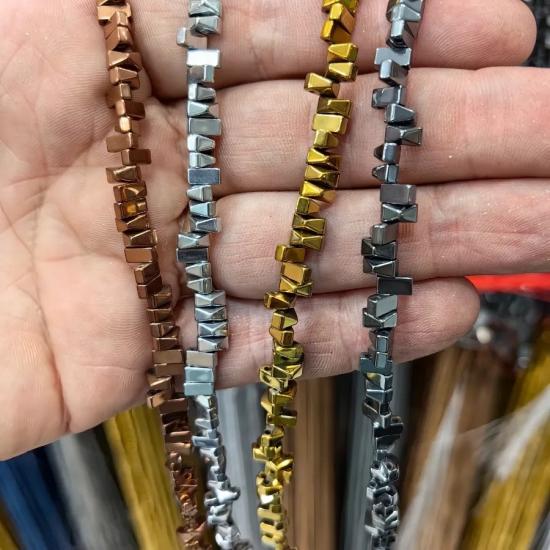 6 mm Tila  Hematit Doğal Taş