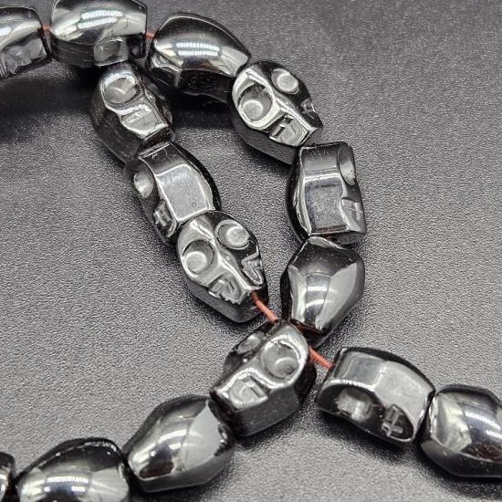 8 mm Kuru Kafa  Hematit Doğal Taş
