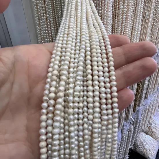 4 mm Yuvarlak Doğal İnci