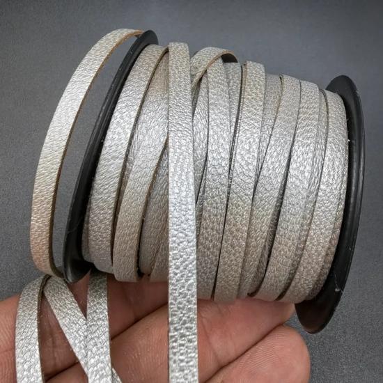 5mm Gri Biye Hakiki Deri