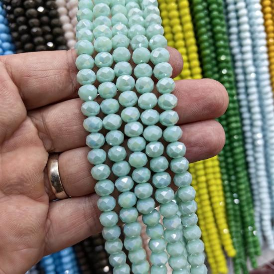 8 mm Yuvarlak Kesimli Çin Kristal Boncuk