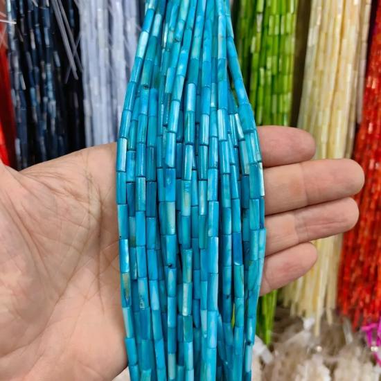 3 x 14 mm Silindir Kesim Sedef Boncuk