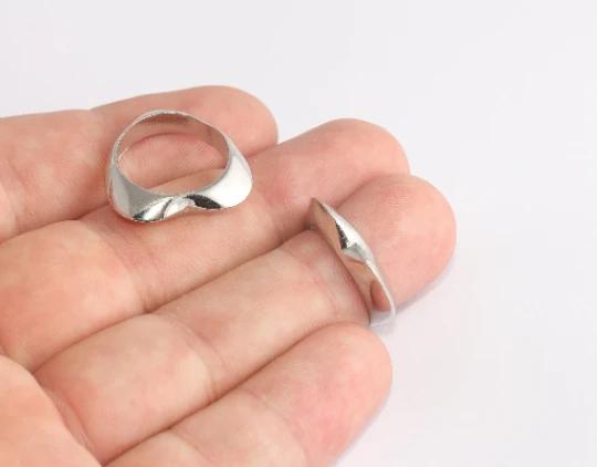 Rodyum Kaplama Gümüş Kalp Yüzük