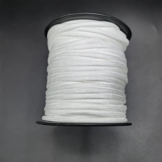 20MT / 3mm Beyaz Milano İp, Paracord Bileklik İpi